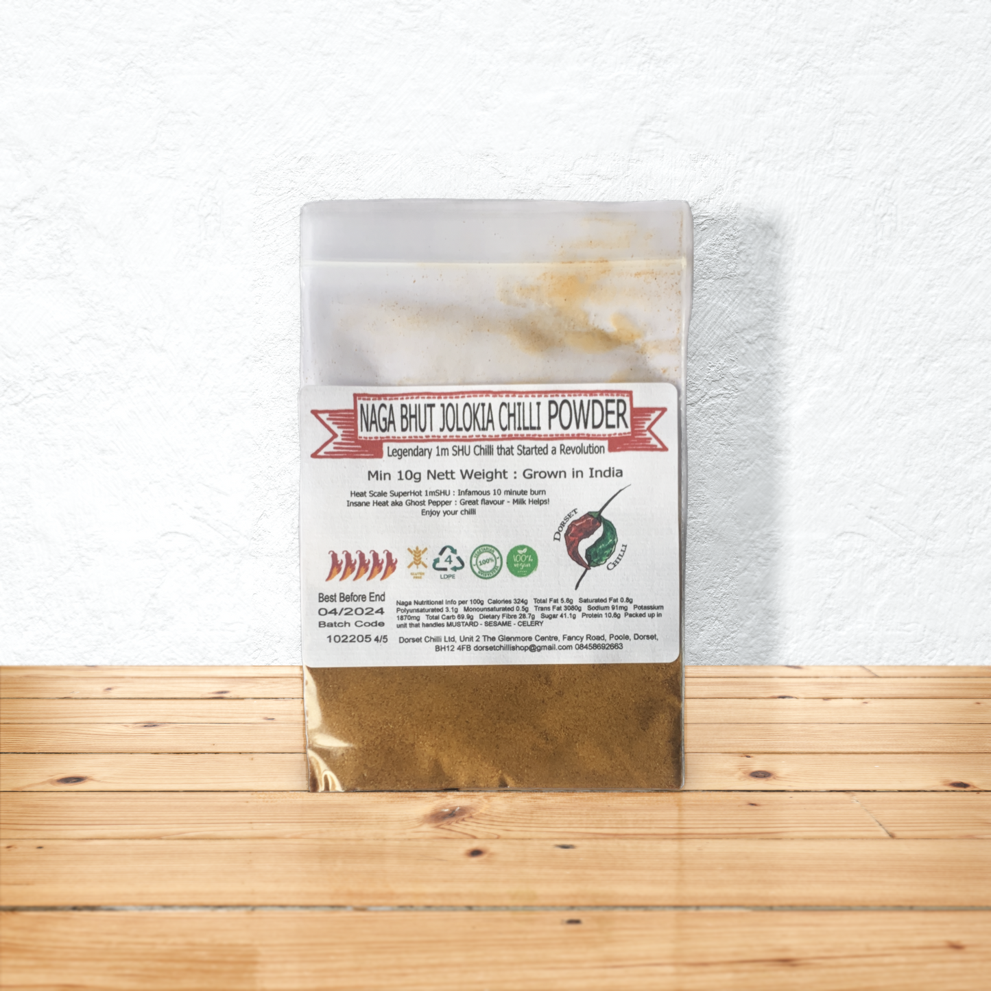 Dorset Chilli - Naga Bhut Jolokia Chilli Powder