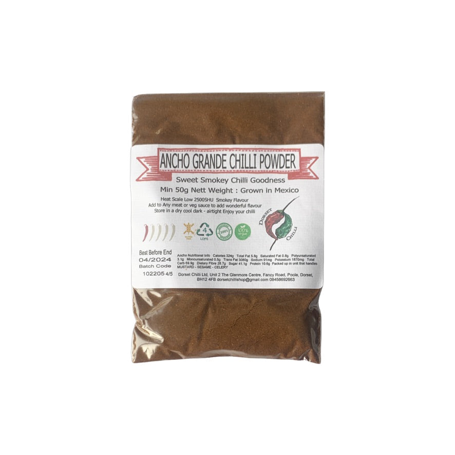 Dorset Chilli - Ancho Grande Chilli Powder