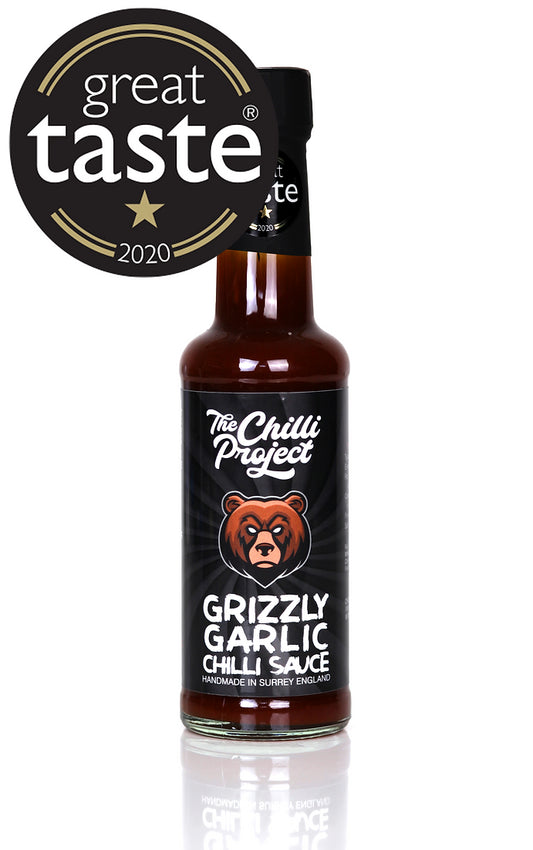 The Chilli Project - Grizzly Garlic - Smoky Garlic & Ginger Naga Sauce