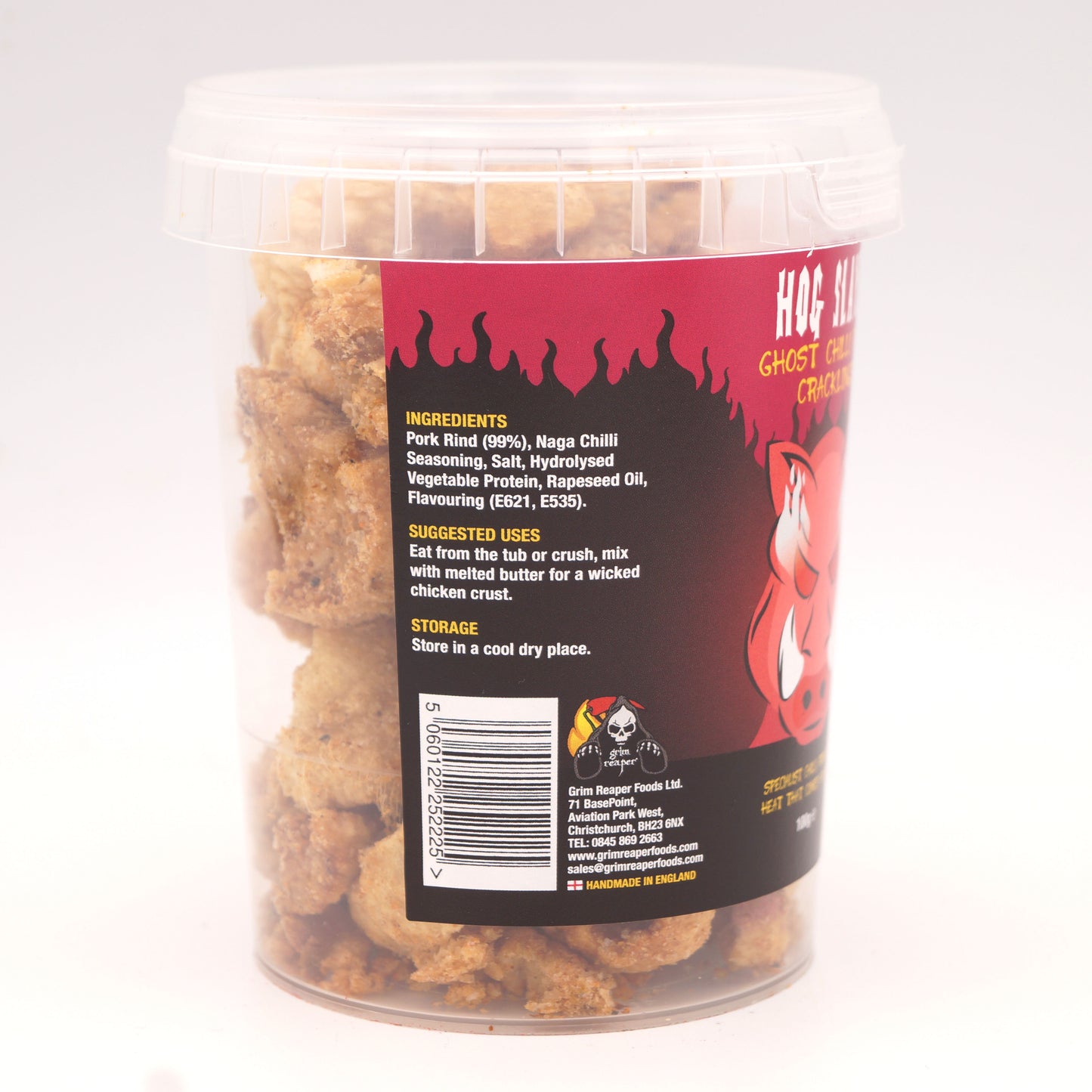 Grim Reaper - Hogslayer - Ghost Chilli Pork Scratchings