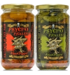 Psycho Juice - Caja de regalo con cebollas encurtidas y pepinillos con chile fantasma