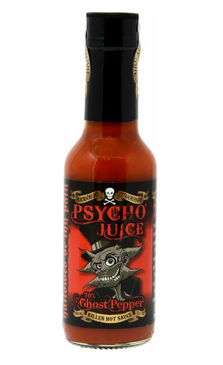 Psycho Juice - 70% Ghost Pepper Hot Sauce